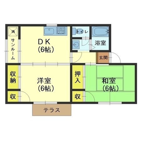 ハイツセーブルの物件間取画像